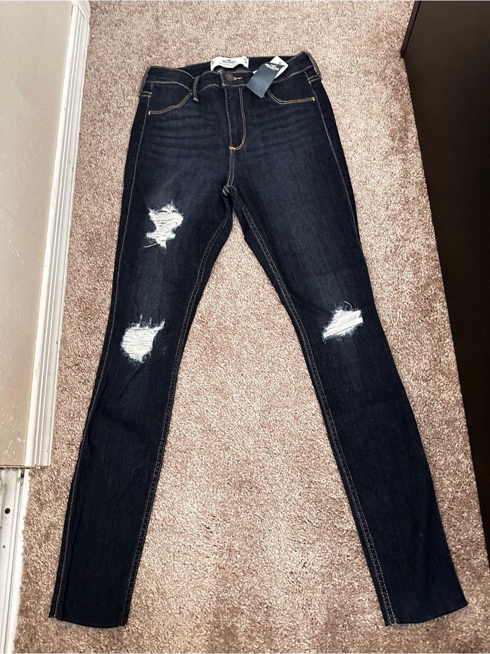 Hollister Dark High Rise Jeans Size 5 0537